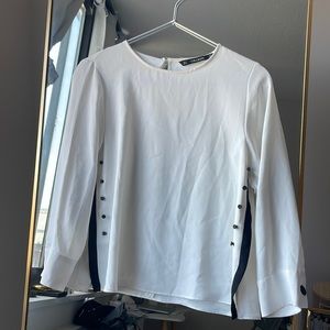 Zara Basic White Dress Shirt